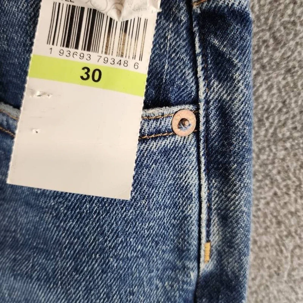 AGOLDE Cocktail Slim Ankle Jeans Women's 30 Outline 5 Pockets Button Closure